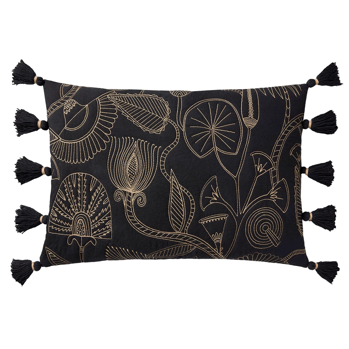 Loloi Rugs Black Optimism Pillow By Justina Blakeney® X Loloi