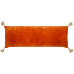 Loloi Rugs Orange Woven Fringe Pillow All Pillows