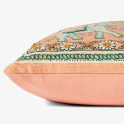 Loloi Rugs All Pillows Peach Ele Pillow By Justina Blakeney® X Loloi