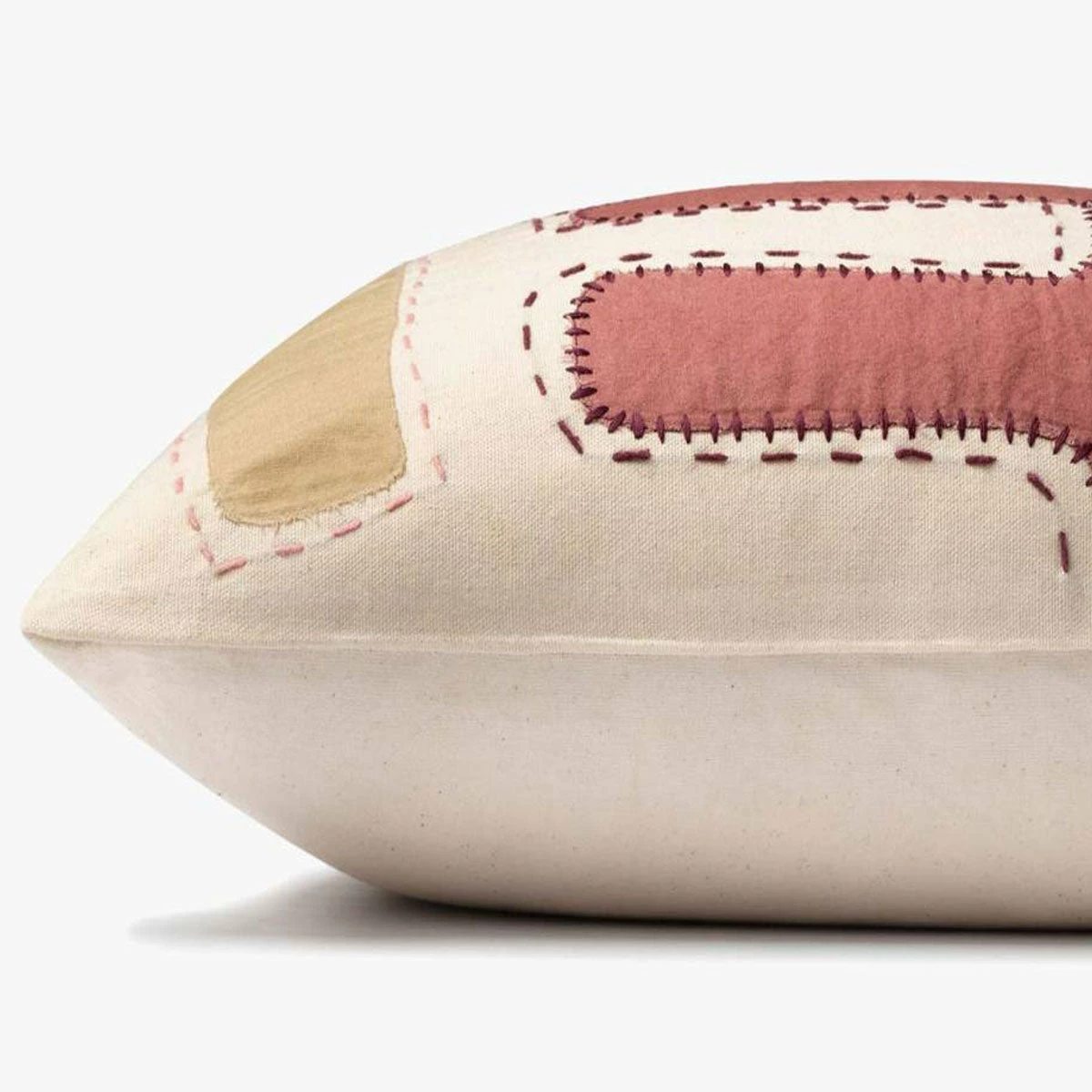 Loloi Rugs All Pillows Pink Stitched Form Pillow By Justina Blakeney® X Loloi