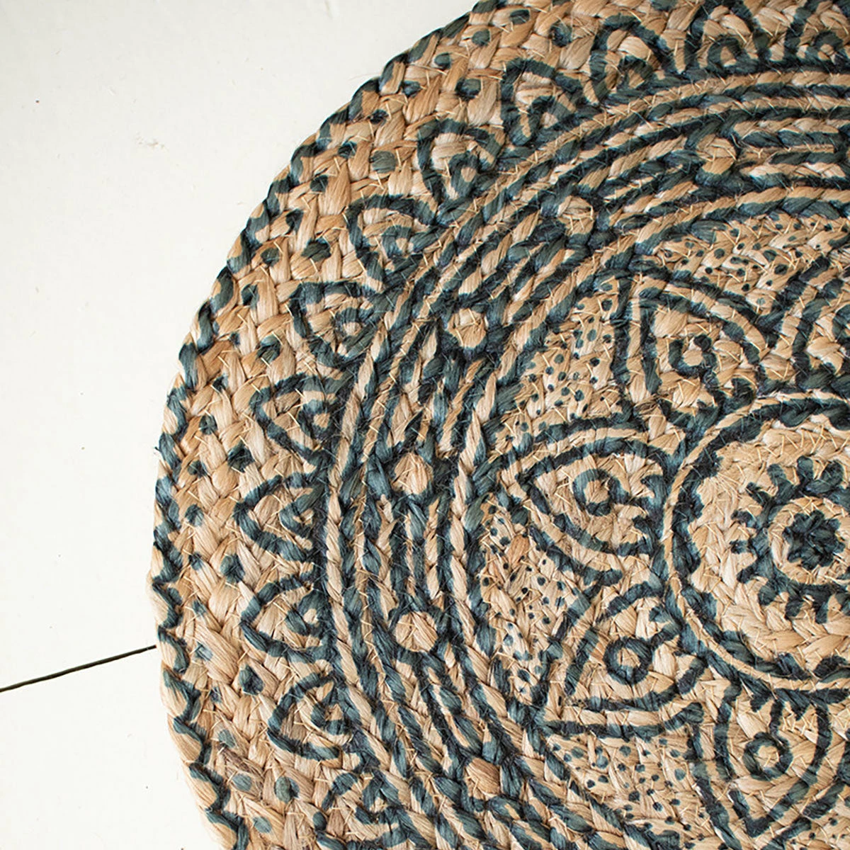 Kalalou Printed Seagrass Placemat Set Tabletop + Kitchen