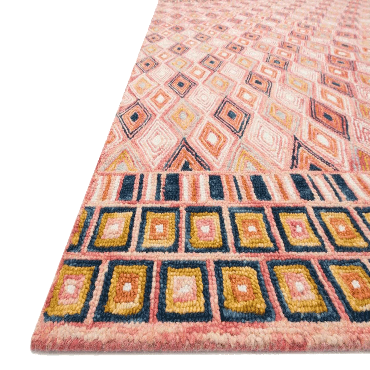 Loloi Rugs Priti Pink Sunset Rug By Justina Blakeney® X Loloi