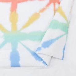 Peking Kids Rainbow Tie Dye Quilt Set By Ampersand