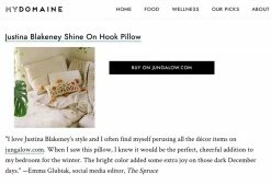 Peking Shine On Hook Pillow By Jungalow® Hook Pillows