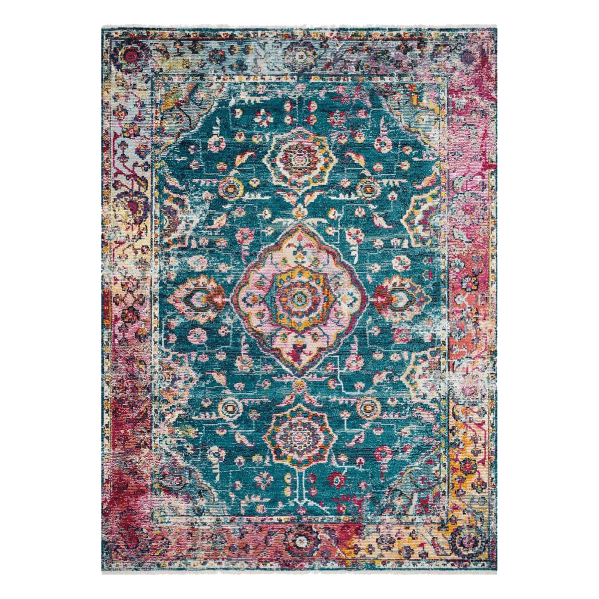 Loloi Rugs All Rugs Silvia Teal & Berry Rug By Justina Blakeney® X Loloi