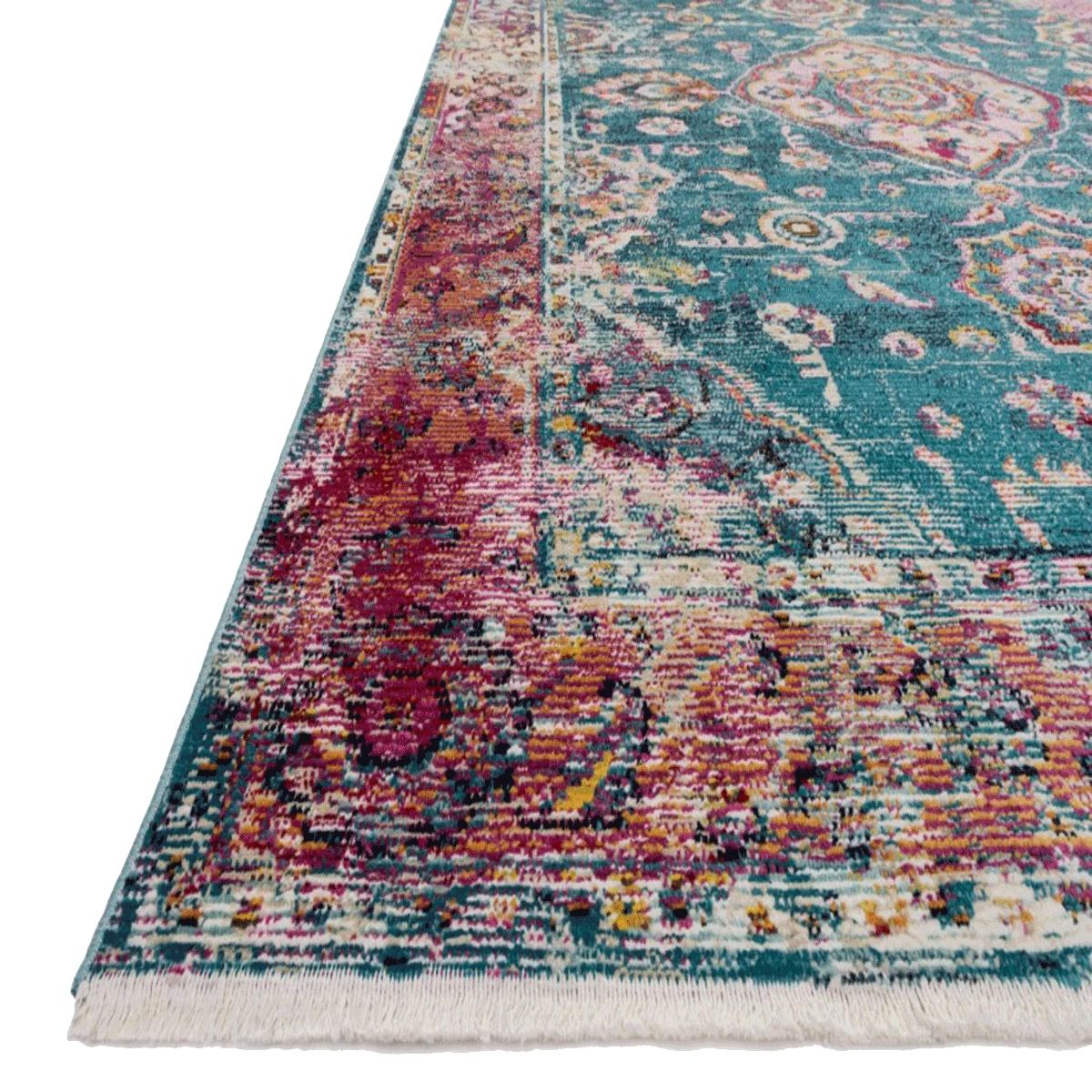 Loloi Rugs All Rugs Silvia Teal & Berry Rug By Justina Blakeney® X Loloi