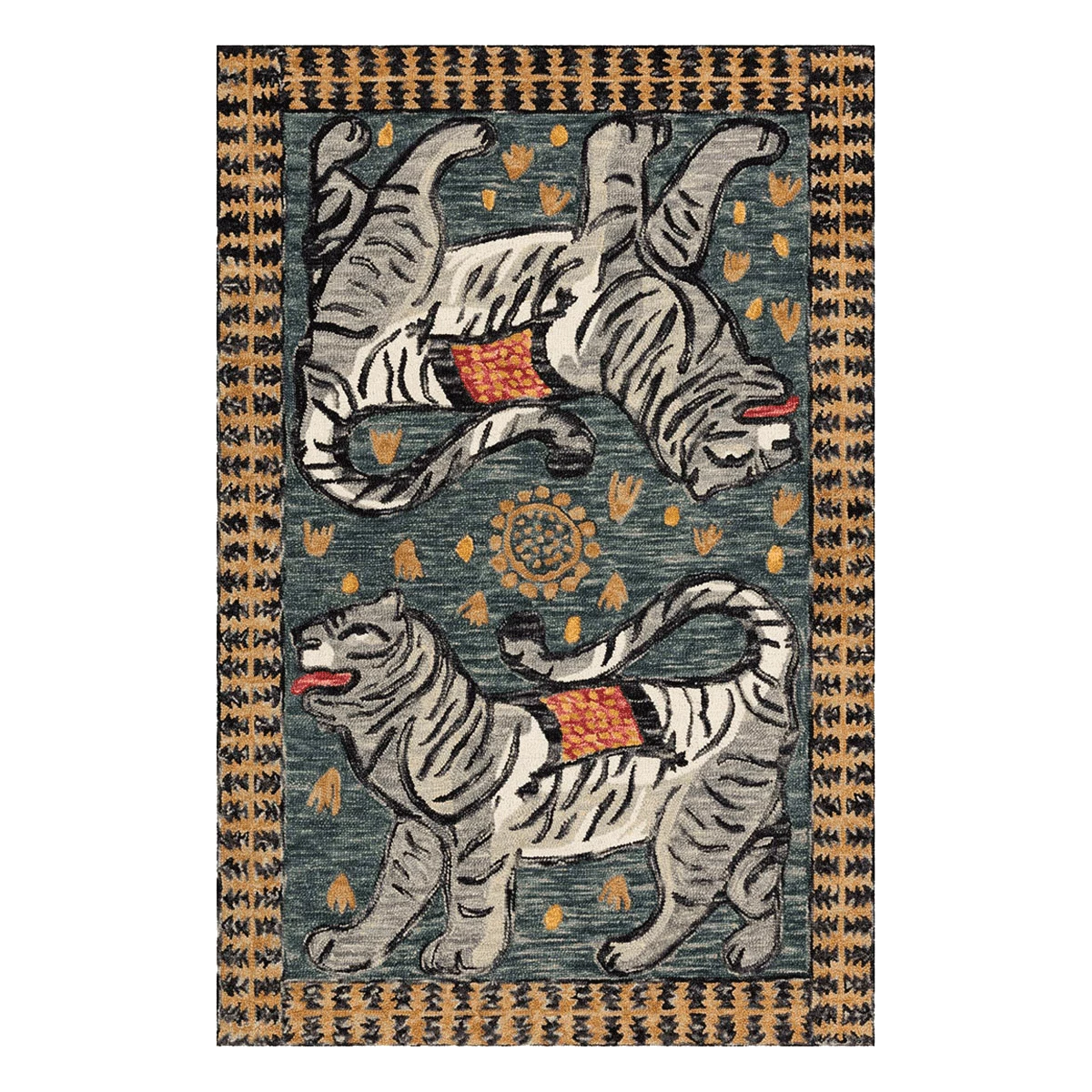 Loloi Rugs Tigress Teal Rug By Justina Blakeney® X Loloi All Rugs